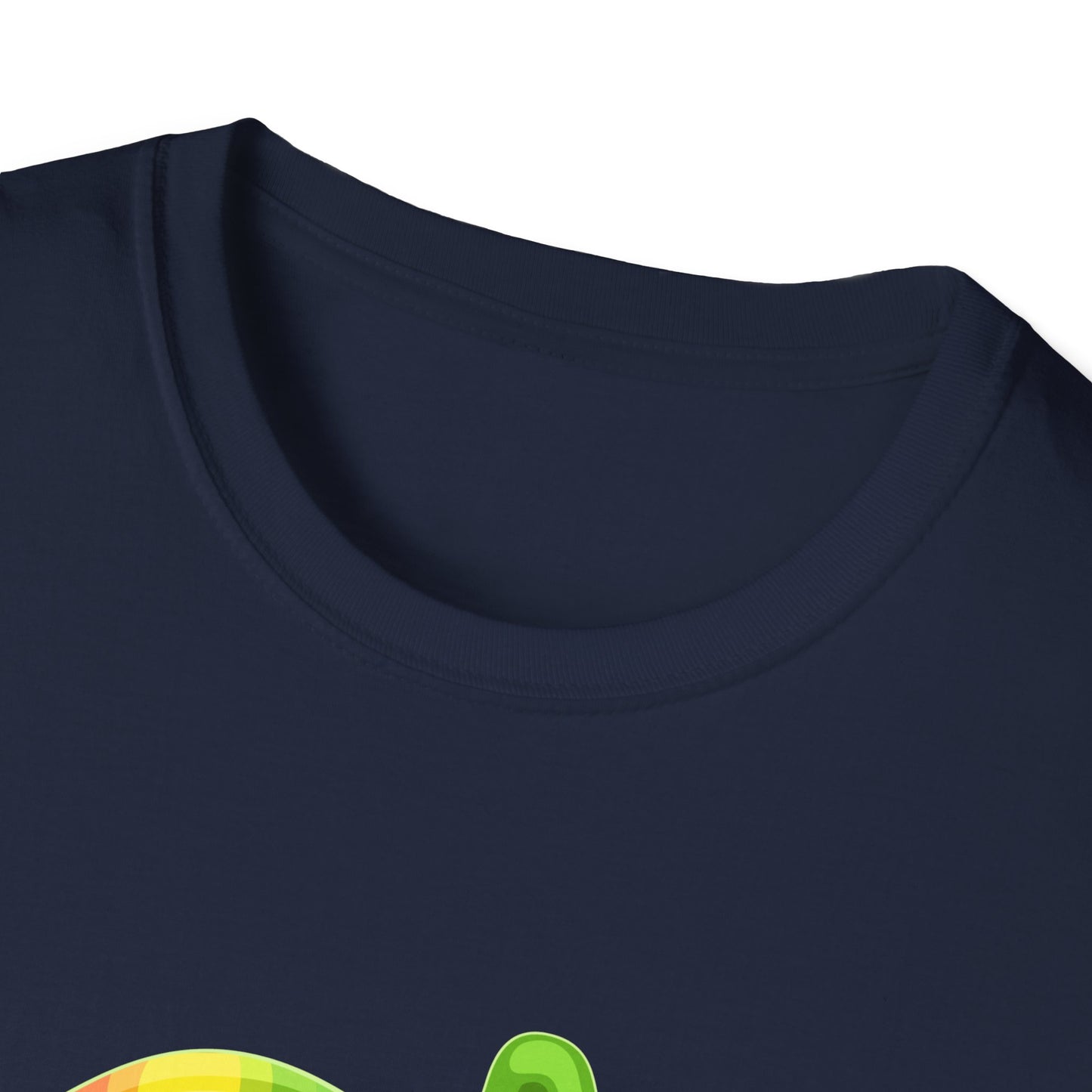 Unique Colorful Chameleon Unisex Softstyle T-Shirt - I'm Unique - 11823