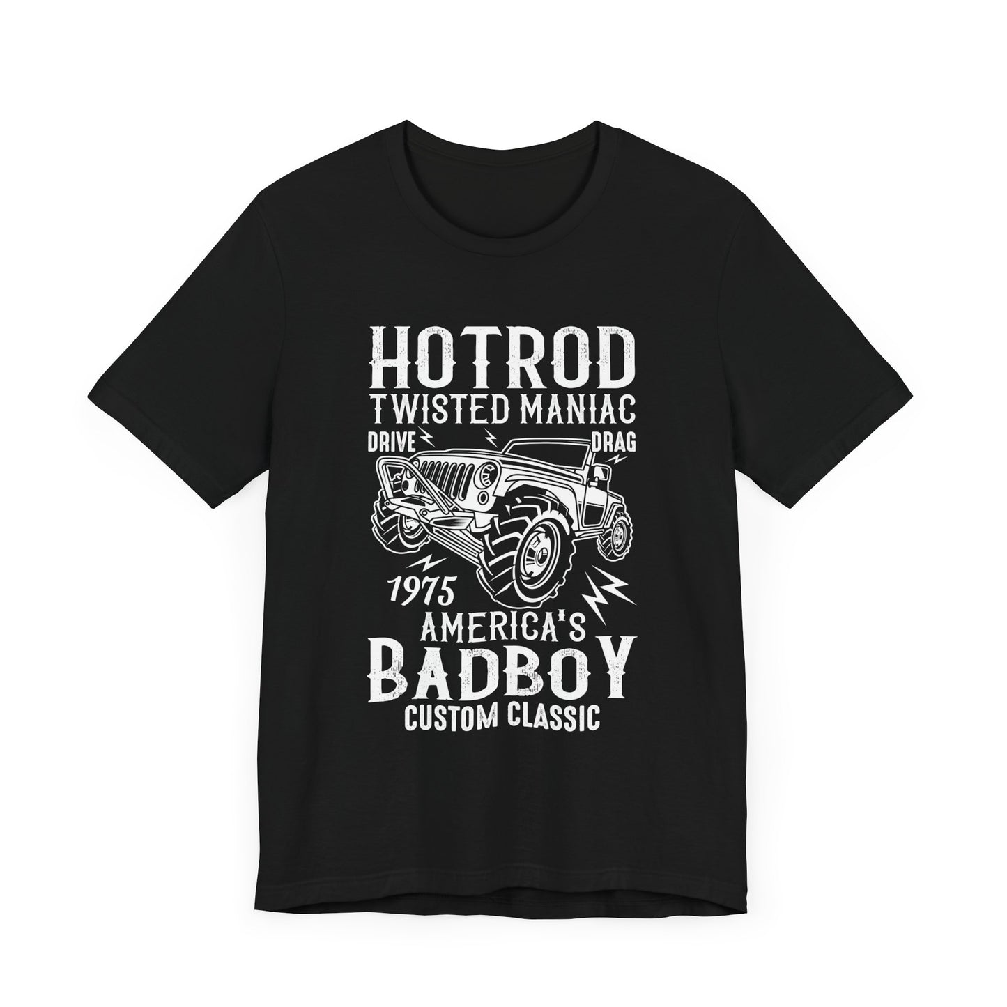 HotPod, Twisted Maniac, 1975 America's Badboy, Custom Classic - Unisex Jersey Short Sleeve Tee