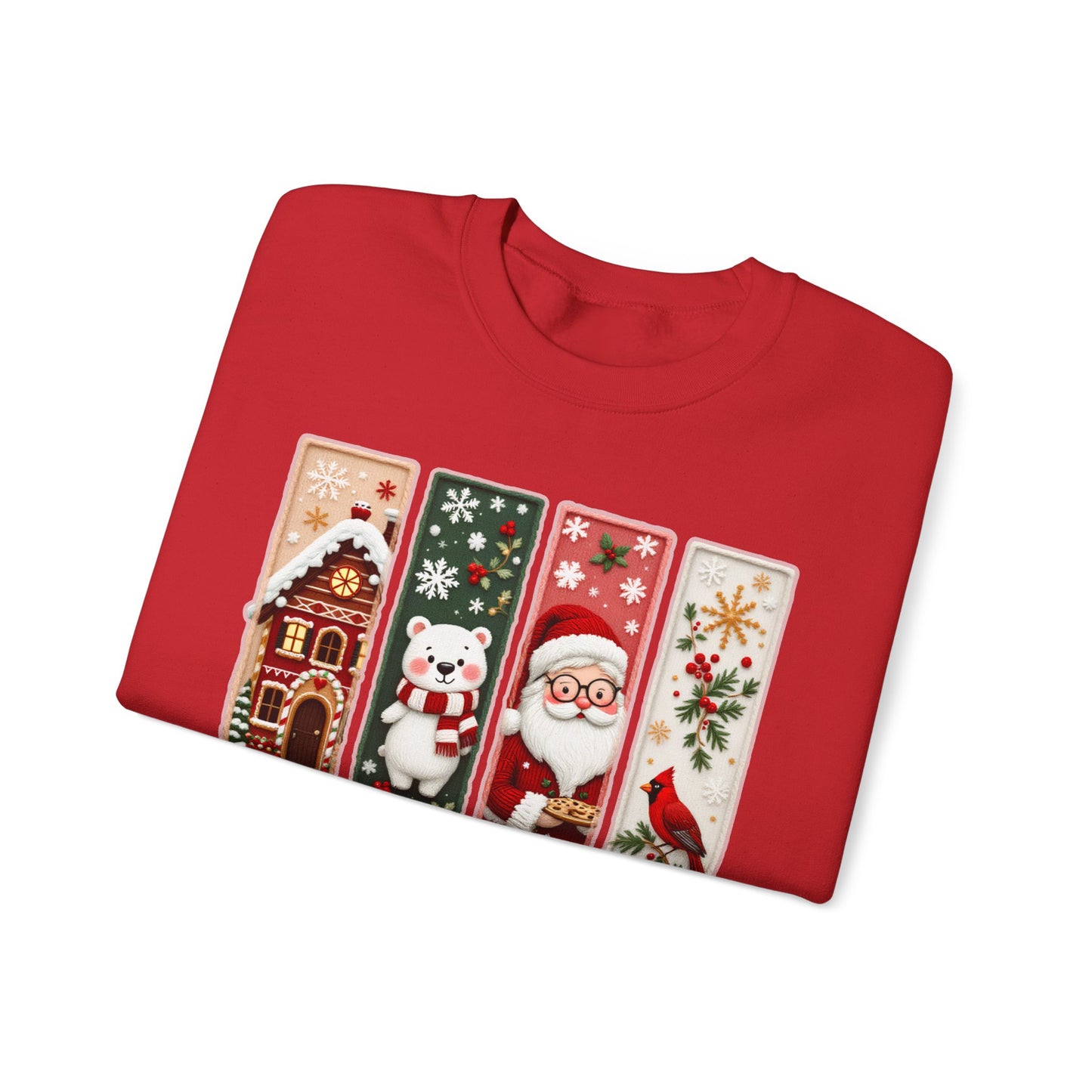 Making Spirits Bright Christmas Crewneck Sweatshirt, Holiday Graphic Sweater - 14932