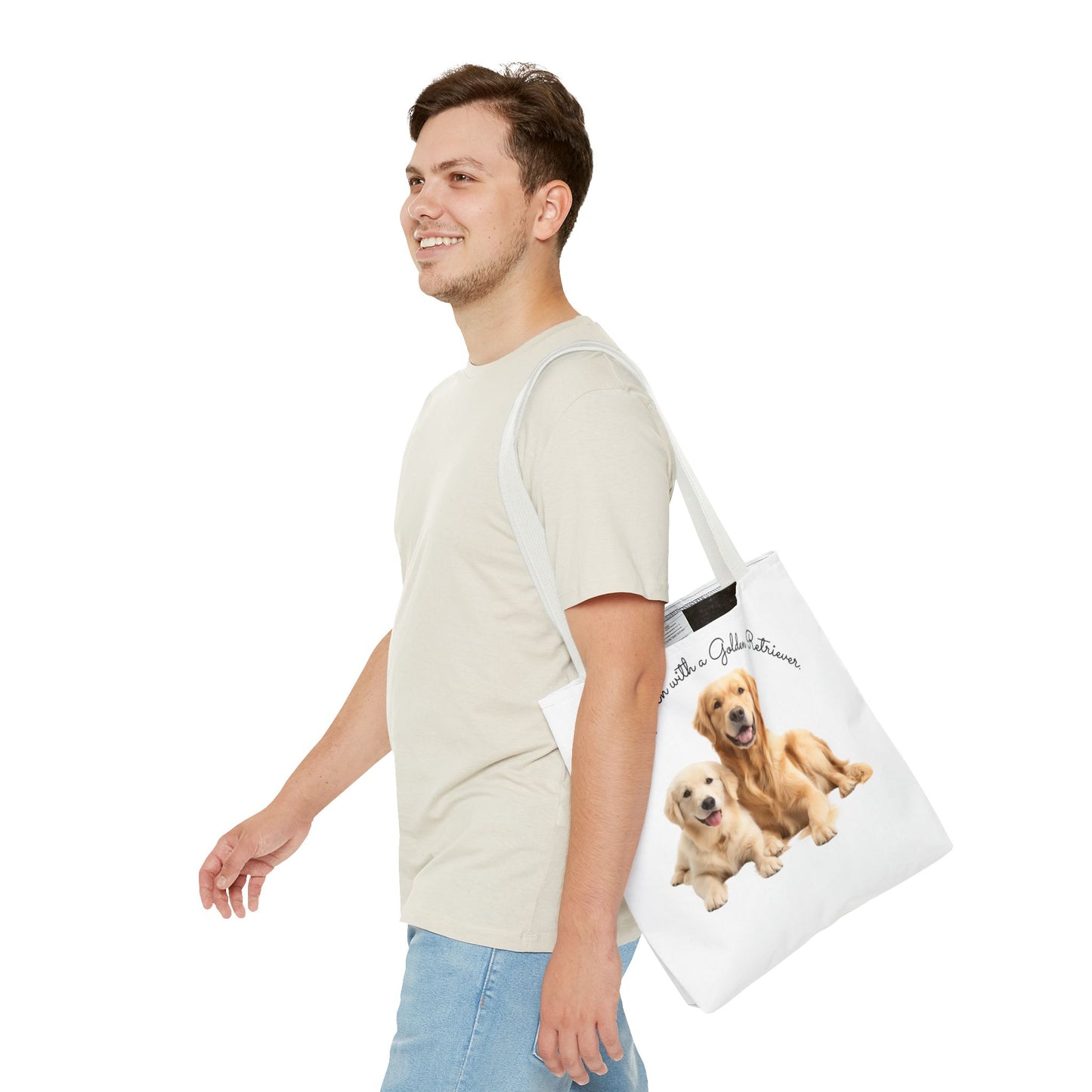 Life is Golden with a Golden Retriever - Tote Bag - 10464