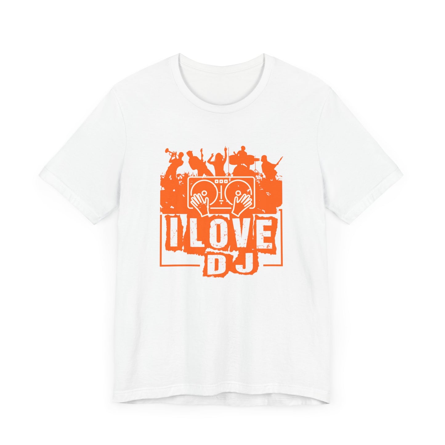 Music: I Love DJ - Unisex Jersey Short Sleeve Tee