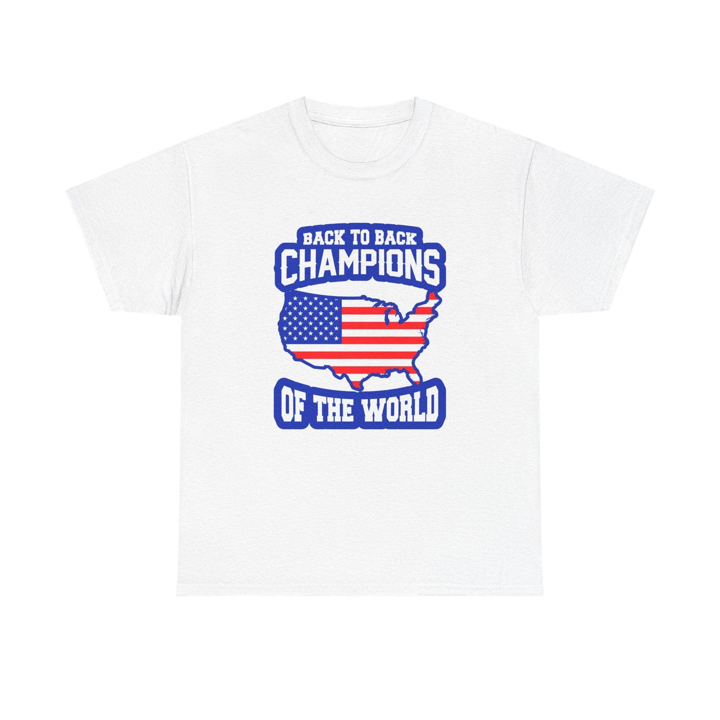 Back-to-Back Champions Unisex Tee | Perfect for Sports Fans, Casual Wear, Gifts, Fourth of July, BBQ Events - 13597