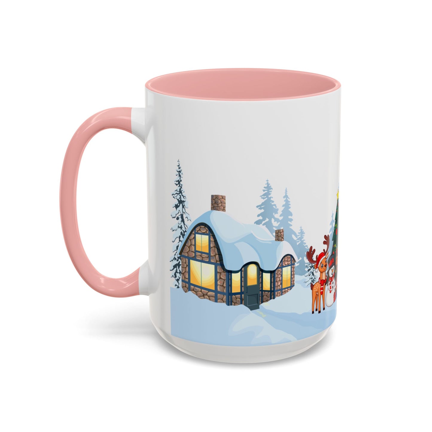 Outdoor Christmas Party - Accent Coffee Mug (11, 15oz) - 10454