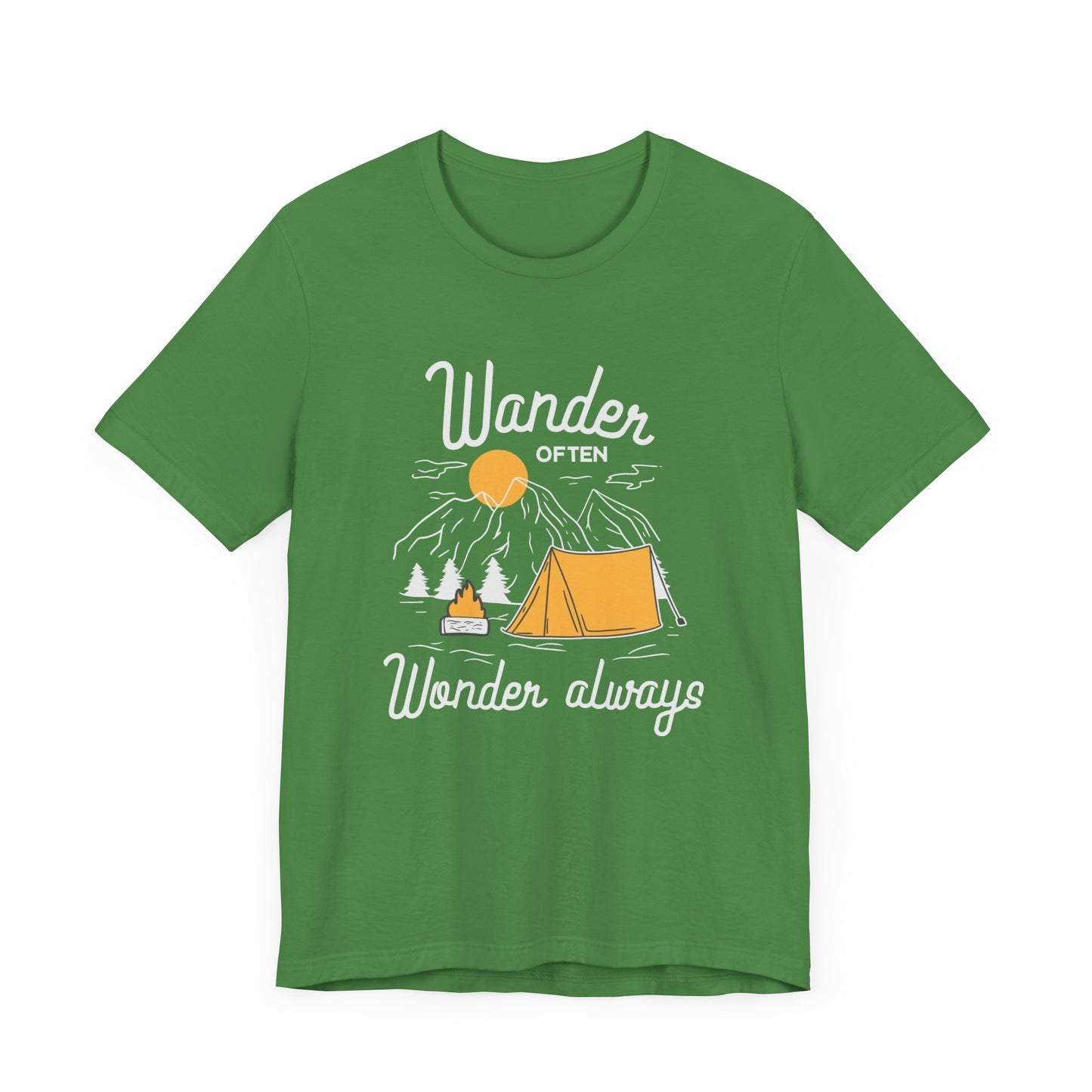 Wander Often Wonder Always - Unisex Jersey Short Sleeve Tee