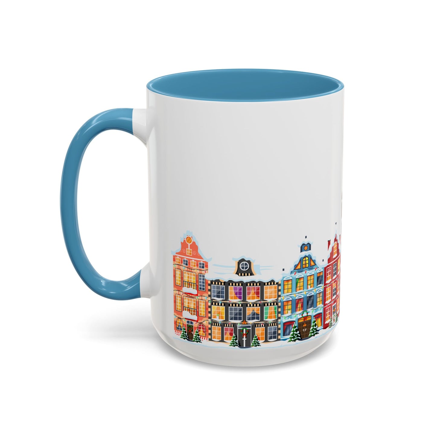 Christmas Houses - Accent Coffee Mug (11, 15oz) - 10438