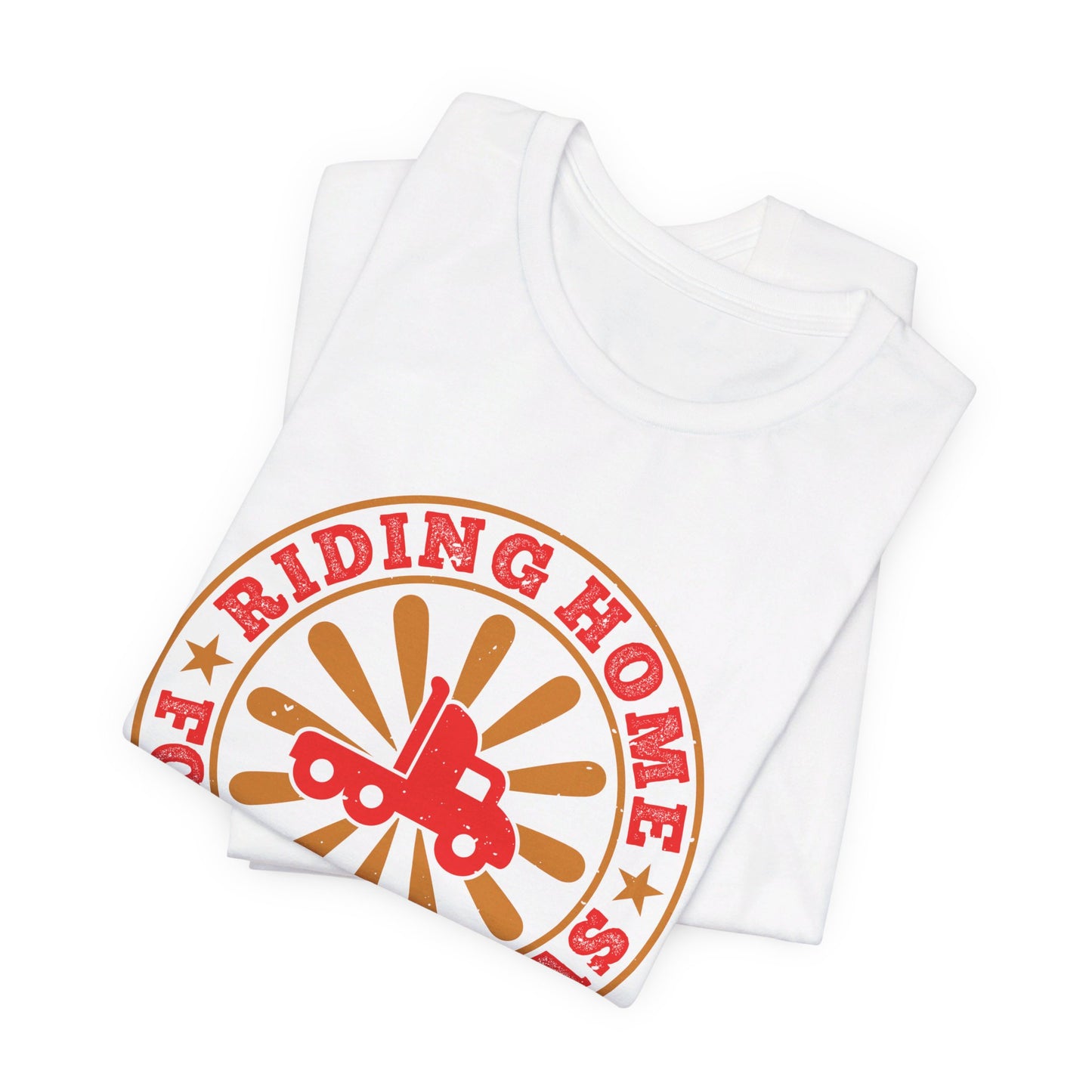 Riding Home For Christmas - Unisex Jersey Short Sleeve Tee