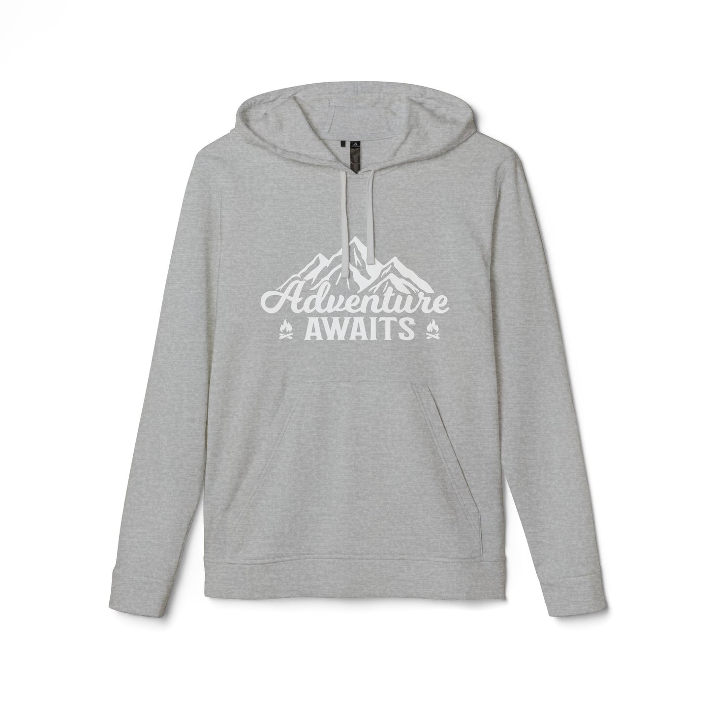 Camping: Adventure Awaits - Adidas Unisex Fleece Hoodie