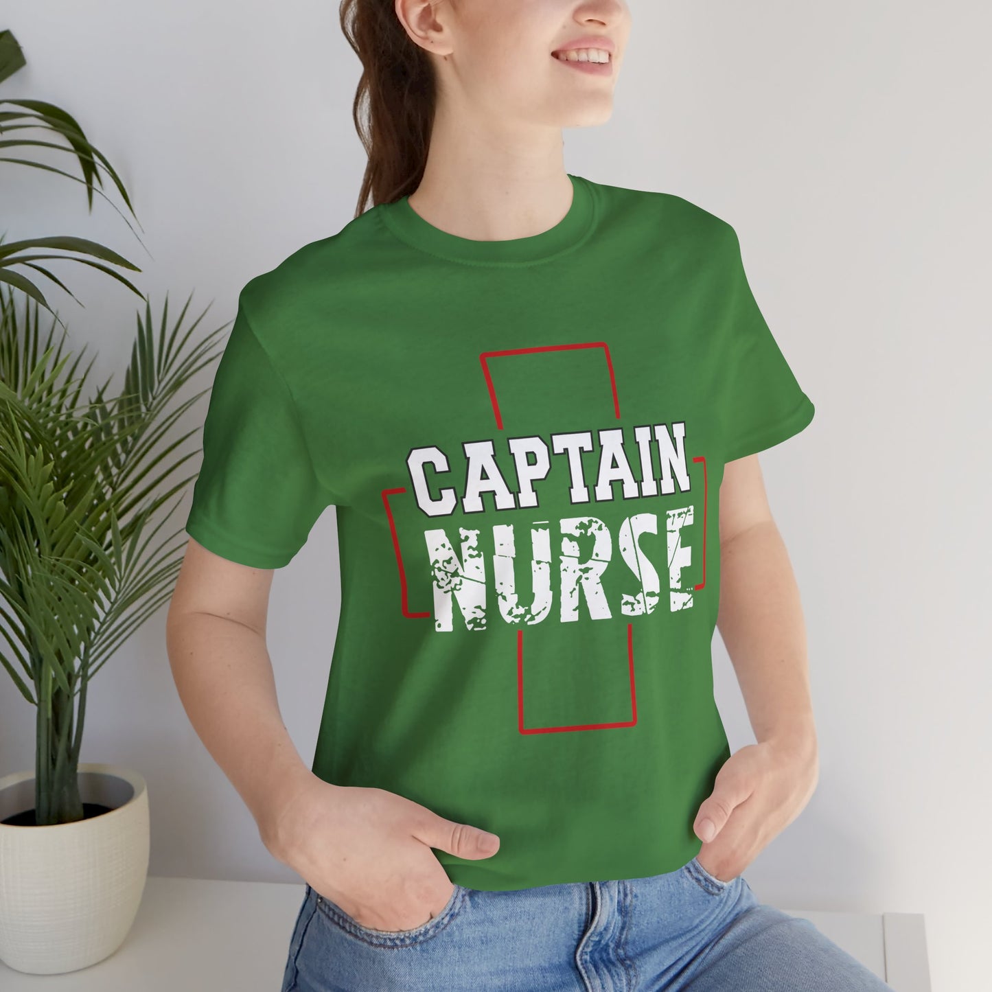 Captain Nurse - Unisex Jersey Short Sleeve Tee - 13262