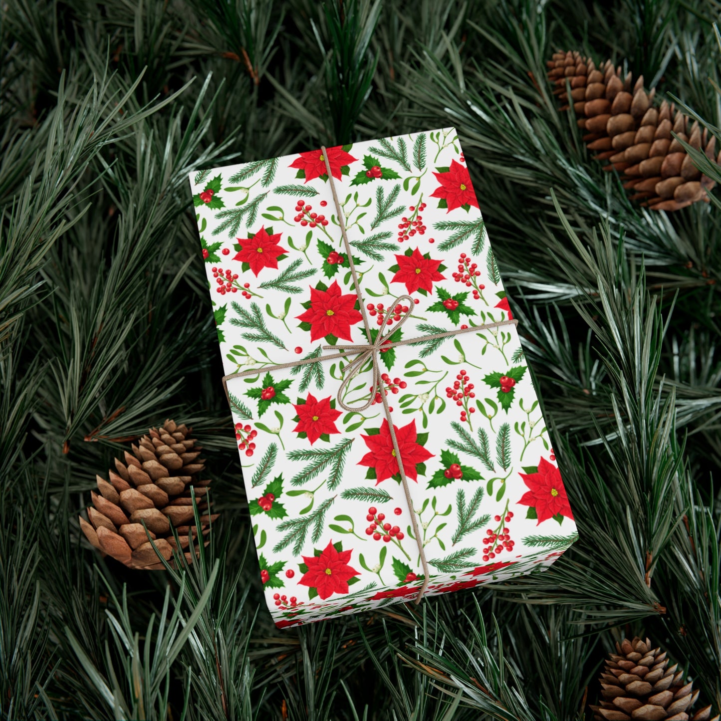 Red Flowers - Gift Wrap Papers - 10209