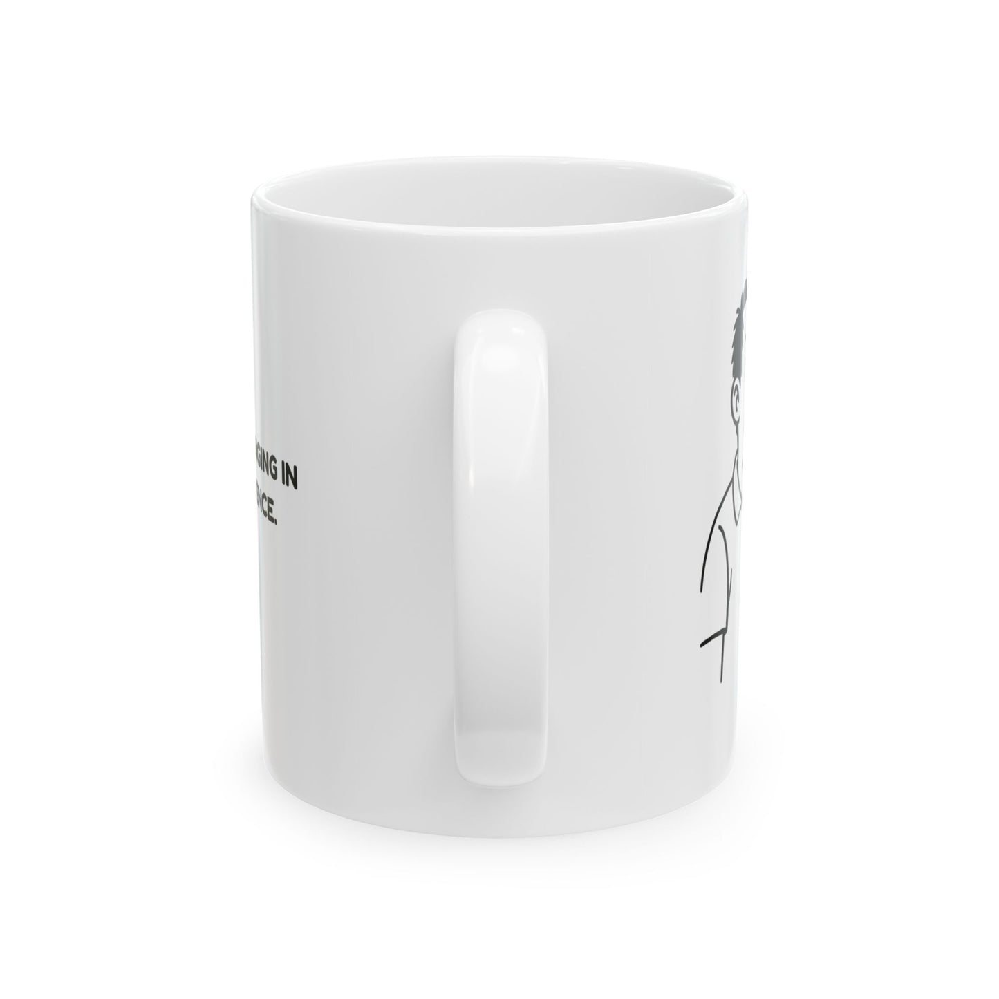 “Raised on rugby, Weet-Bix & wild opinions.”  (A Kiwi upbringing in one sentence.) Ceramic Mug, 11oz or 15oz - 13949