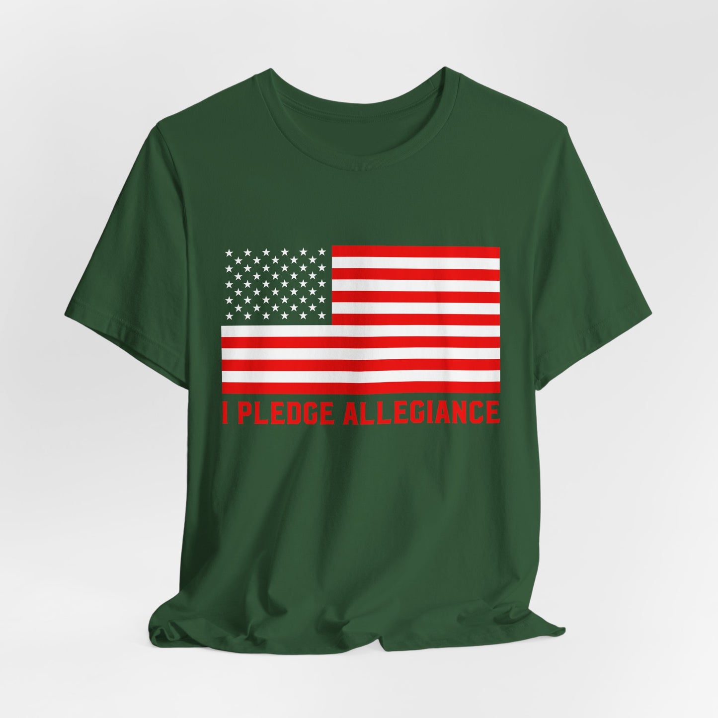 Patriotic Pledge Tee, Unisex T-Shirt for Celebrating Freedom, Independence Day Shirt Gift for Patriots - 13697