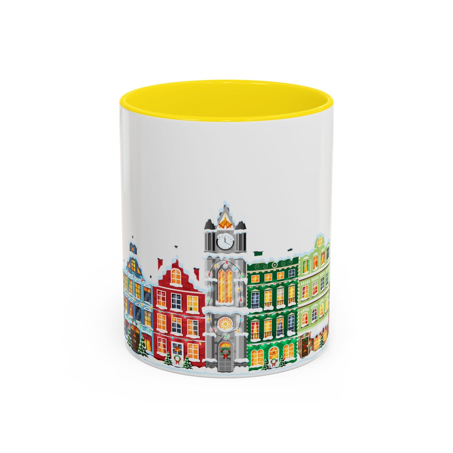 Christmas Houses - Accent Coffee Mug (11, 15oz) - 10438