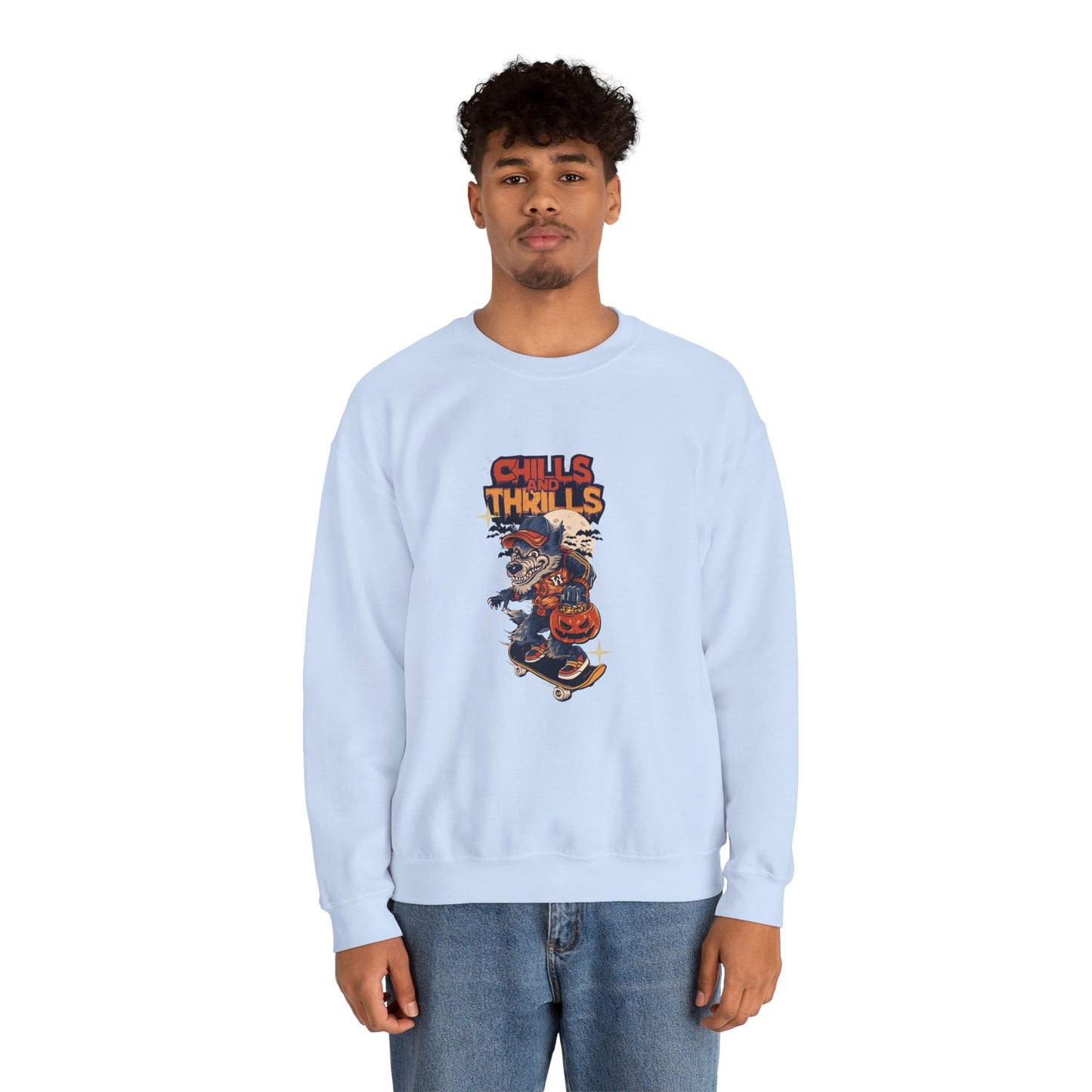 Chills & Thrills - Unisex Heavy Blend™ Crewneck Sweatshirt