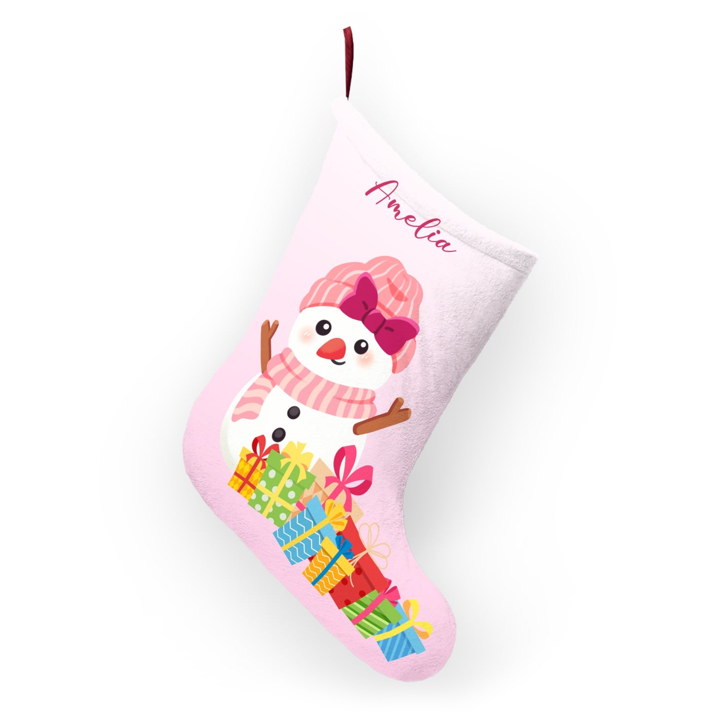 Amelia, Baby Girl, Customizable - Christmas Stockings - 10104