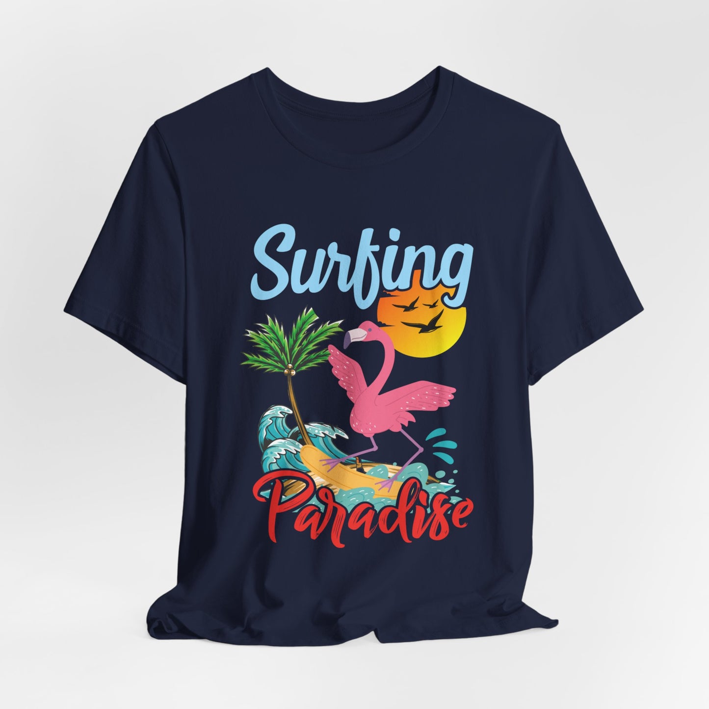 Surfing Paradise - Unisex Jersey Short Sleeve Tee - 13091
