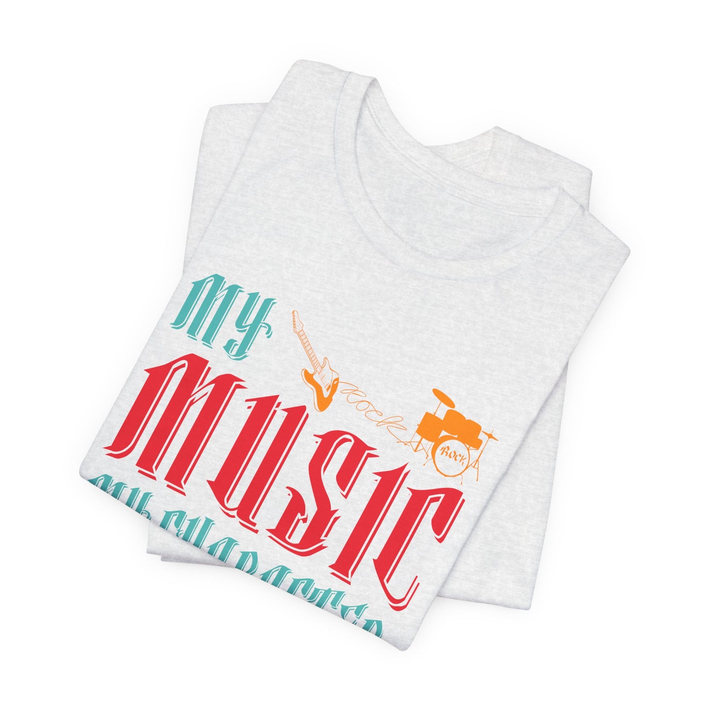 My Music My Character, Rock & Roll Station - Unisex Jersey Short Sleeve Tee