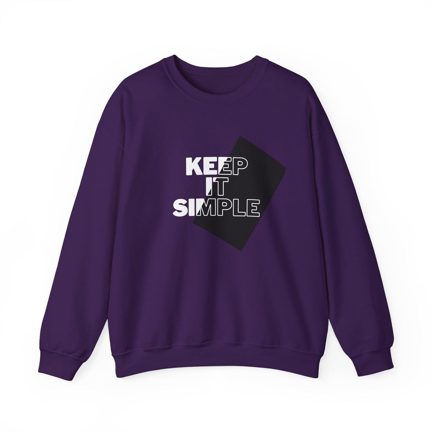 Keep It Simple - Unisex Heavy Blend™ Crewneck Sweatshirt | Crew neck,DTG,Embroidery,Men's Clothing,Neck Labels,Regular fit,Sweatshirts,TikTok,Unisex,Women's Clothing