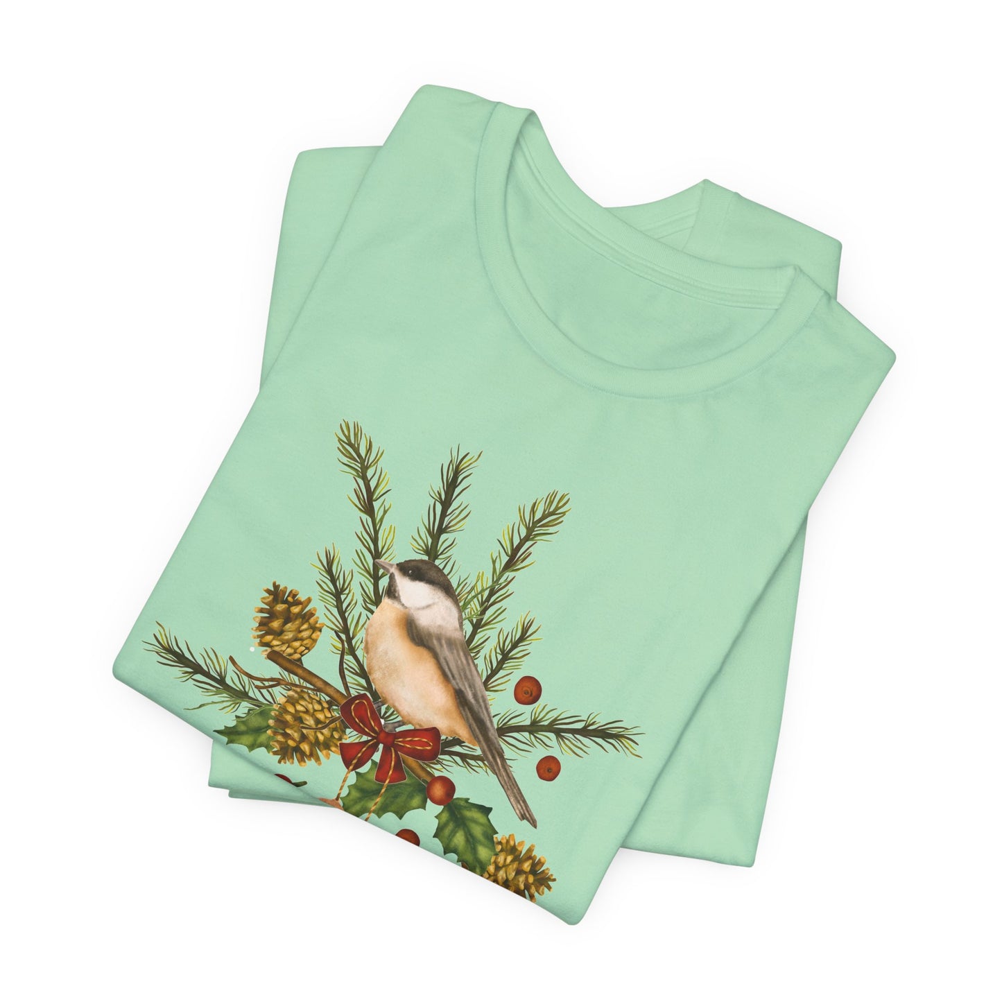 Christmas Bird - Unisex Jersey Short Sleeve Tee - 10347