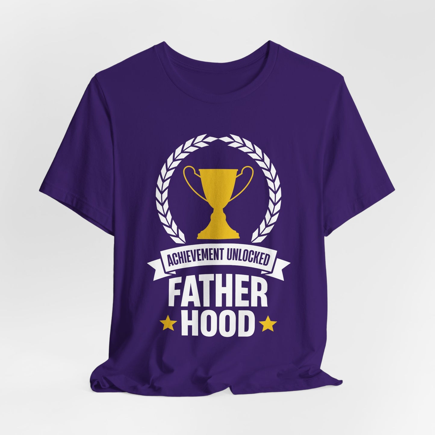 Achievement Unlocked, Fatherhood - Unisex Jersey Short Sleeve Tee - 13726