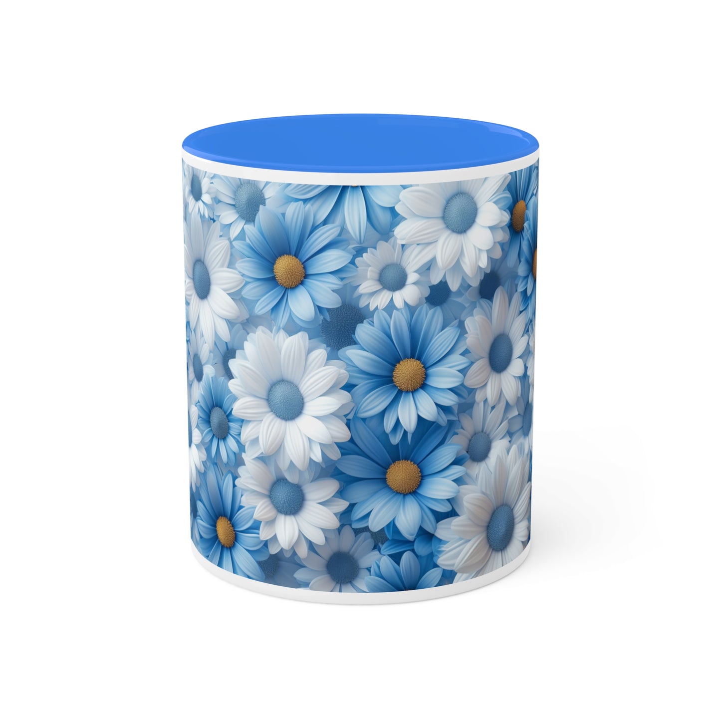 Peaceful blue blossoms - Colorful Mugs, 11oz