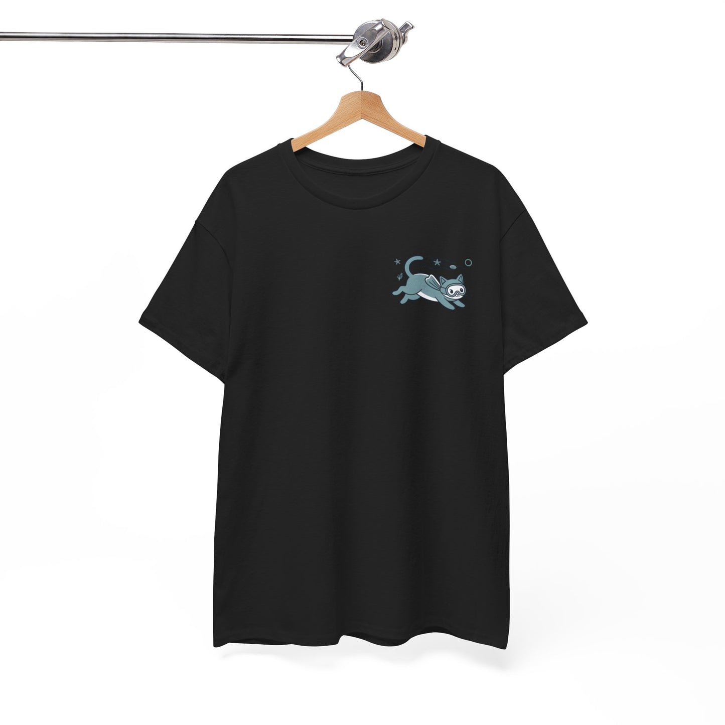 Sea Cats T-Shirt — Cute Underwater Cat Graphic Tee, Ocean Cat Lover Gift - 14869