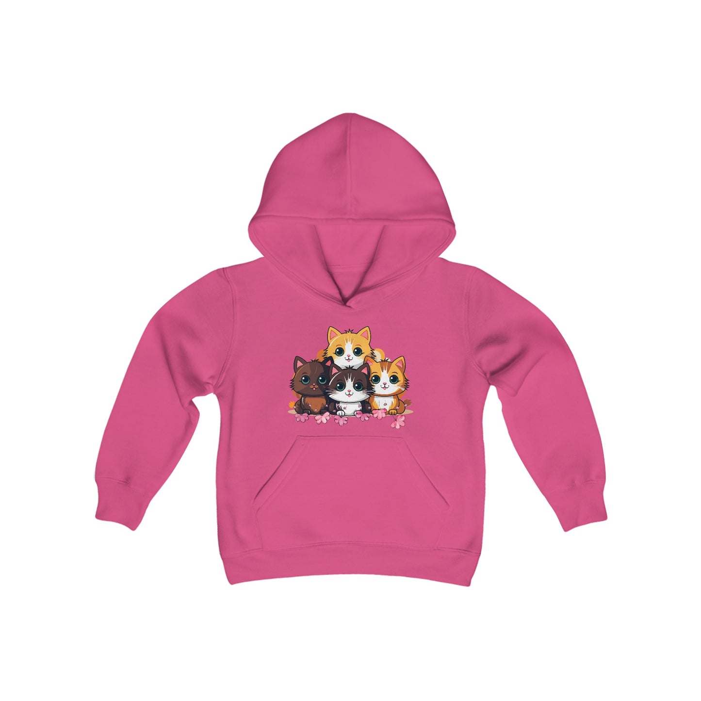 Kittens: Little Bundles of Joy - Youth Heavy Blend Hooded Sweatshirt