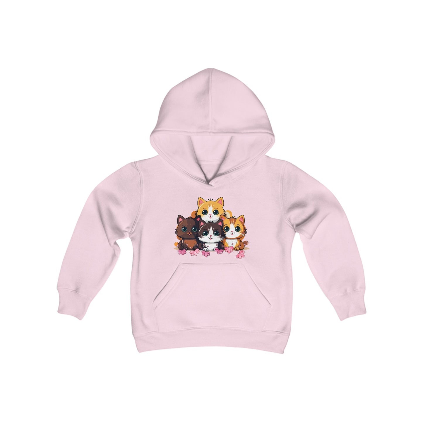 Kittens: Little Bundles of Joy - Youth Heavy Blend Hooded Sweatshirt