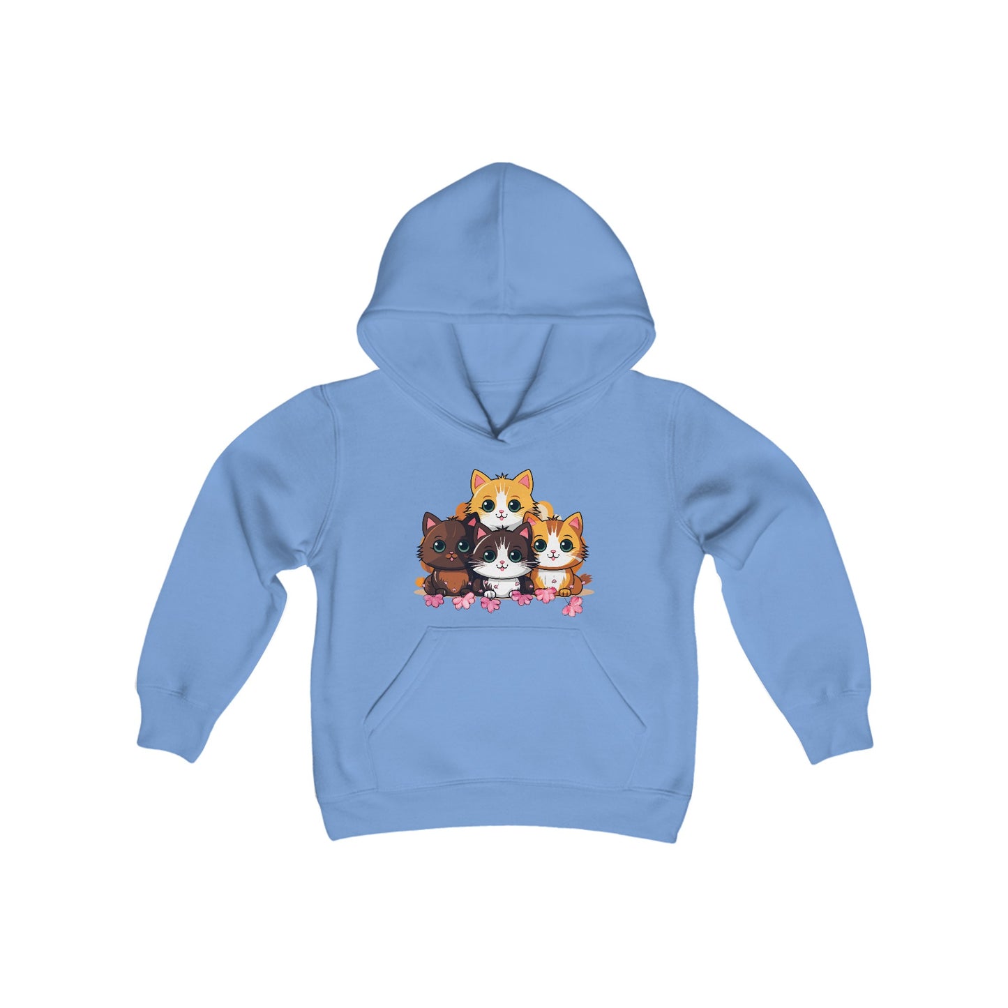 Kittens: Little Bundles of Joy - Youth Heavy Blend Hooded Sweatshirt