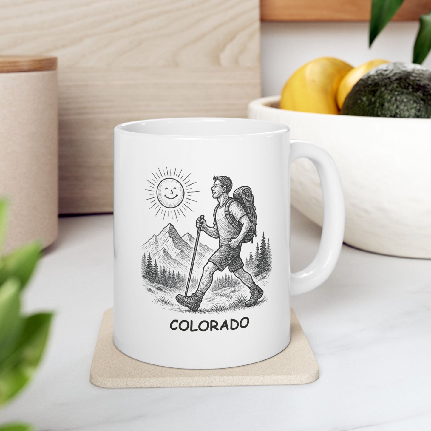 "Colorado: Where 300 days of sunshine means 300 days of outdoor fun." Ceramic Mug | 11oz & 15oz - 13503