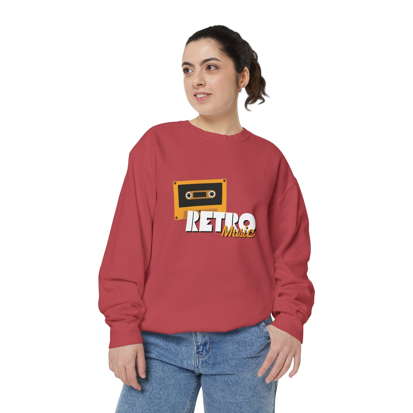 Retro Music - Unisex Garment-Dyed Sweatshirt - 10604