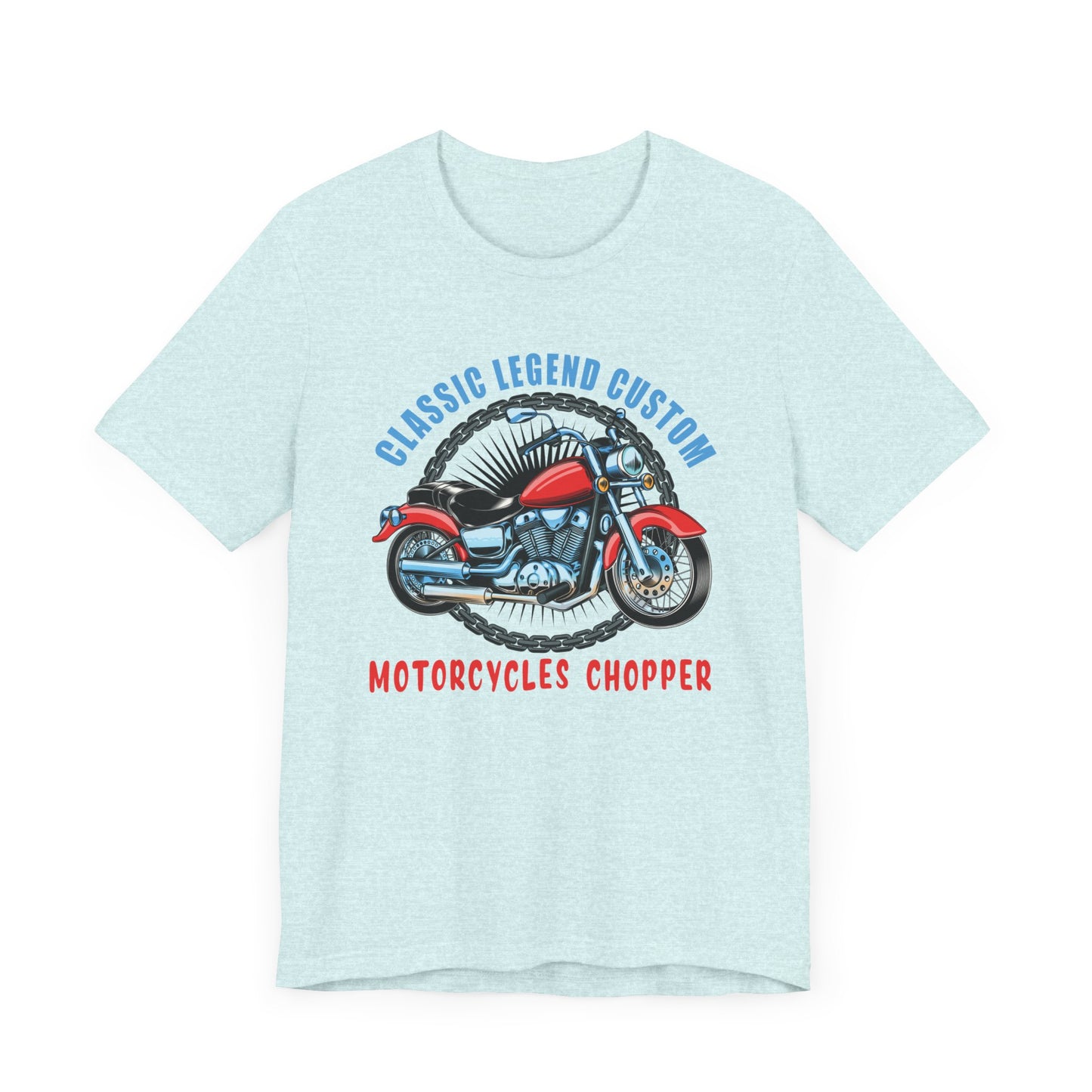 Classic Legend Custom, Motorcycle Chopper - Unisex Jersey Short Sleeve Tee