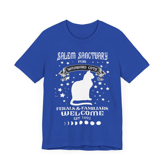 Salem Sanctuary for Wayward Cats - Unisex Jersey Short Sleeve Tee