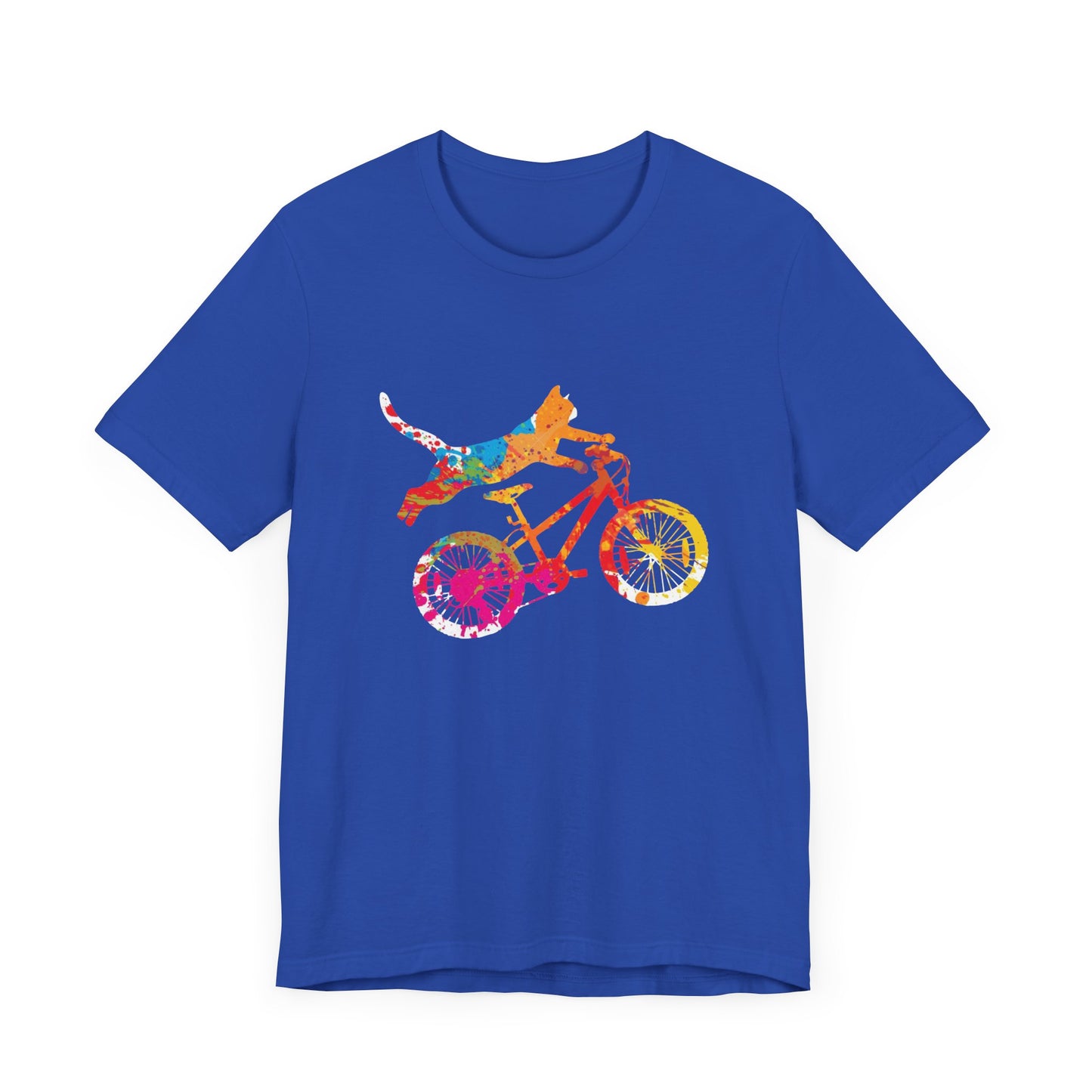 Bicycle:  Purrfect Ride - Unisex Jersey Short Sleeve Tee