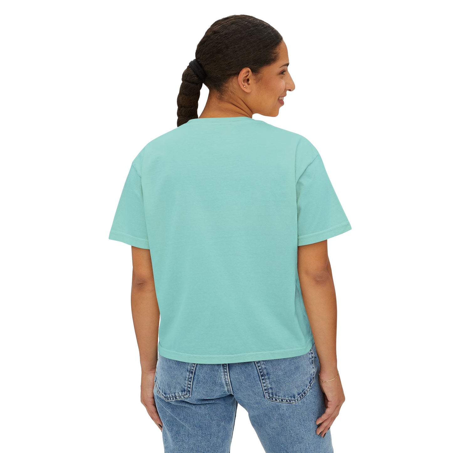 Today I Choose Faith Hope Love Joy Boxy T-Shirt — Floral Mason Jars Tee - 14938
