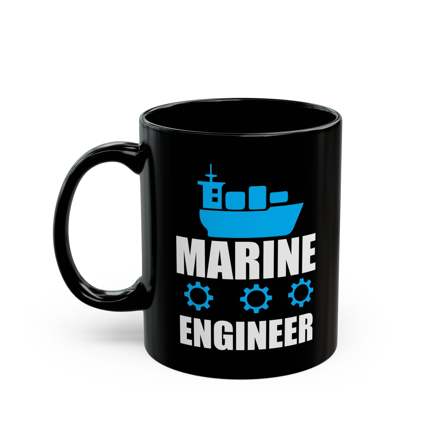 Marine Engineer - Black Mug (11oz, 15oz) - 13574