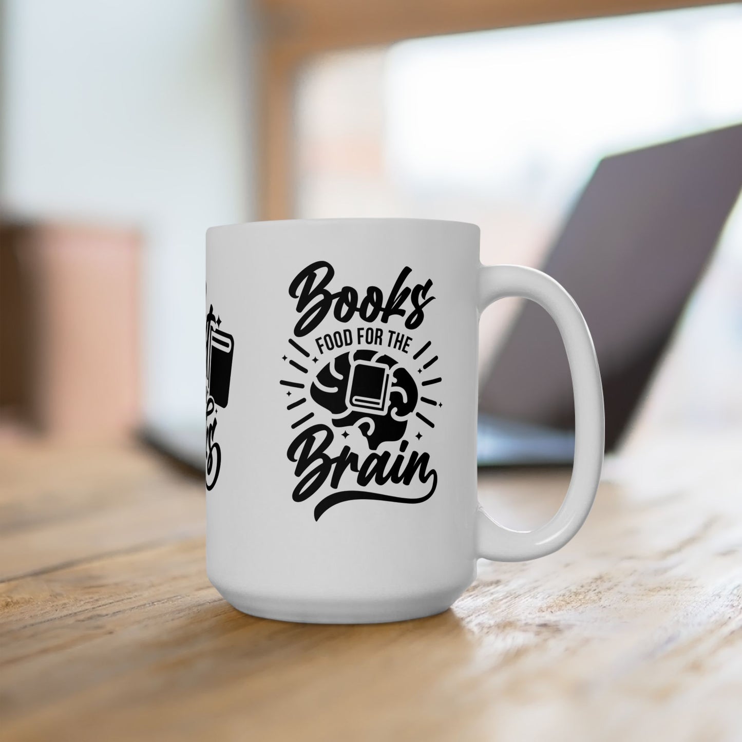 Blast Off With Books - Ceramic Mug, (11oz, 15oz) - 10688