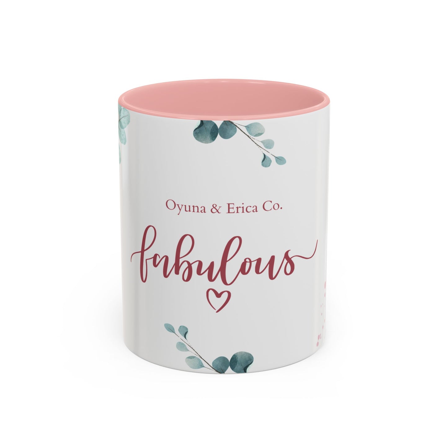 Fabulous, Name, Customizable - Accent Coffee Mug (11, 15oz) - 10965