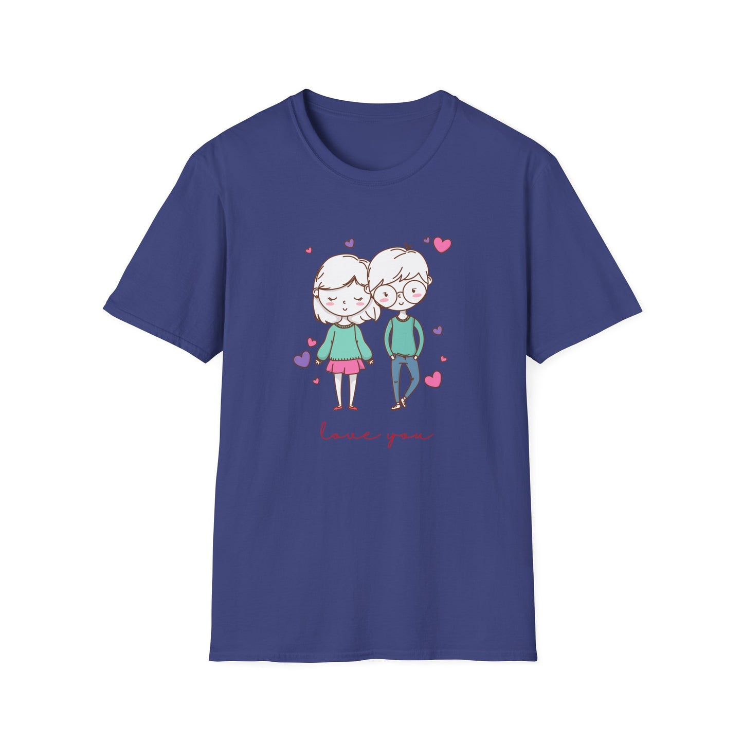 Cute Couple, Love You - Unisex Softstyle T-Shirt - 11528