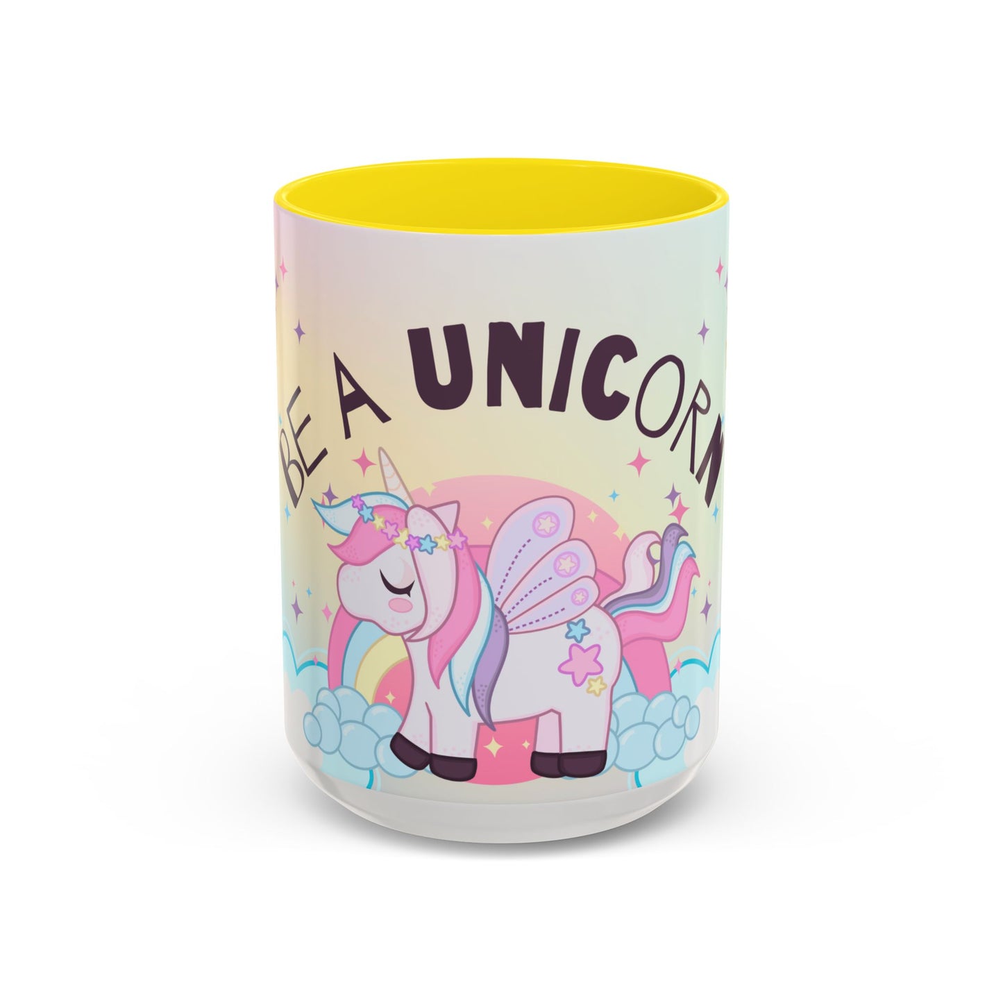Be A Unicorn - Accent Coffee Mug (11, 15oz) - 11007