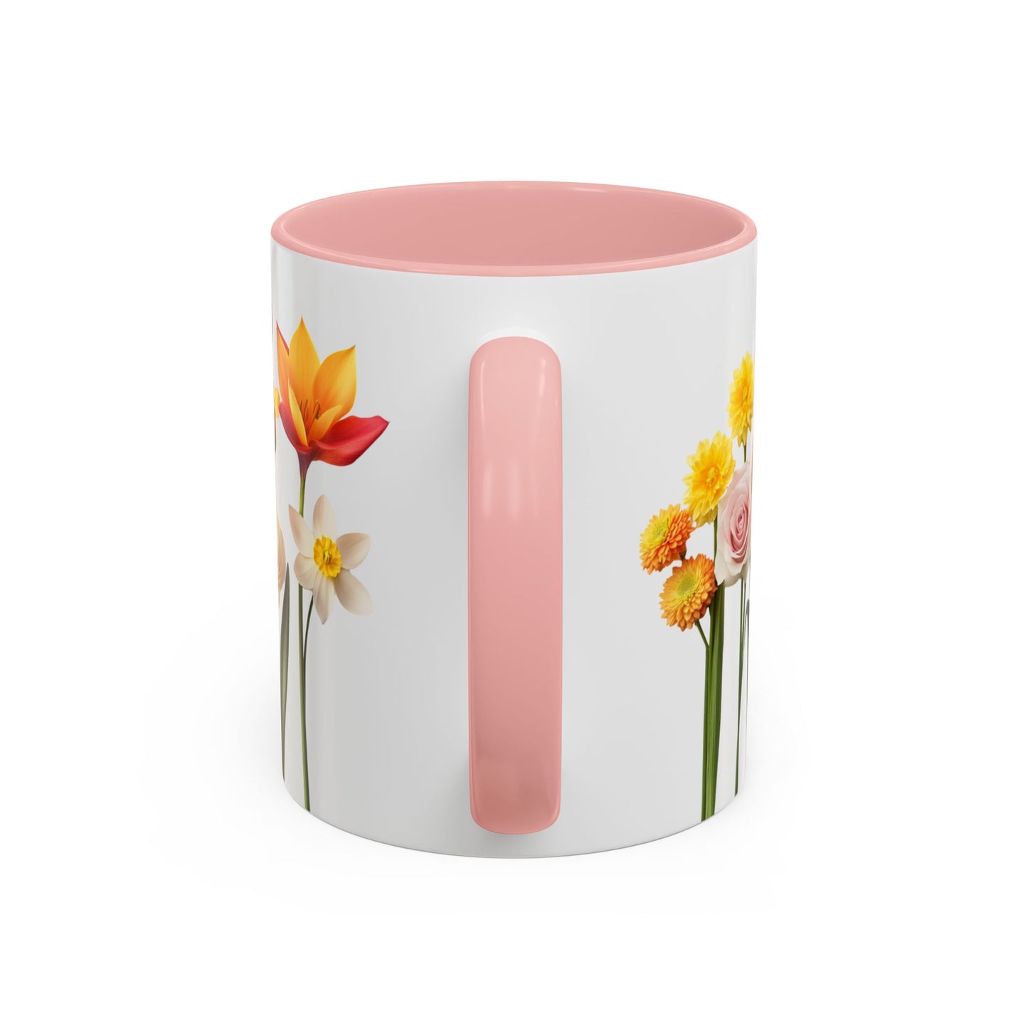 Bright Flowers - Accent Coffee Mug (11, 15oz) - 10400