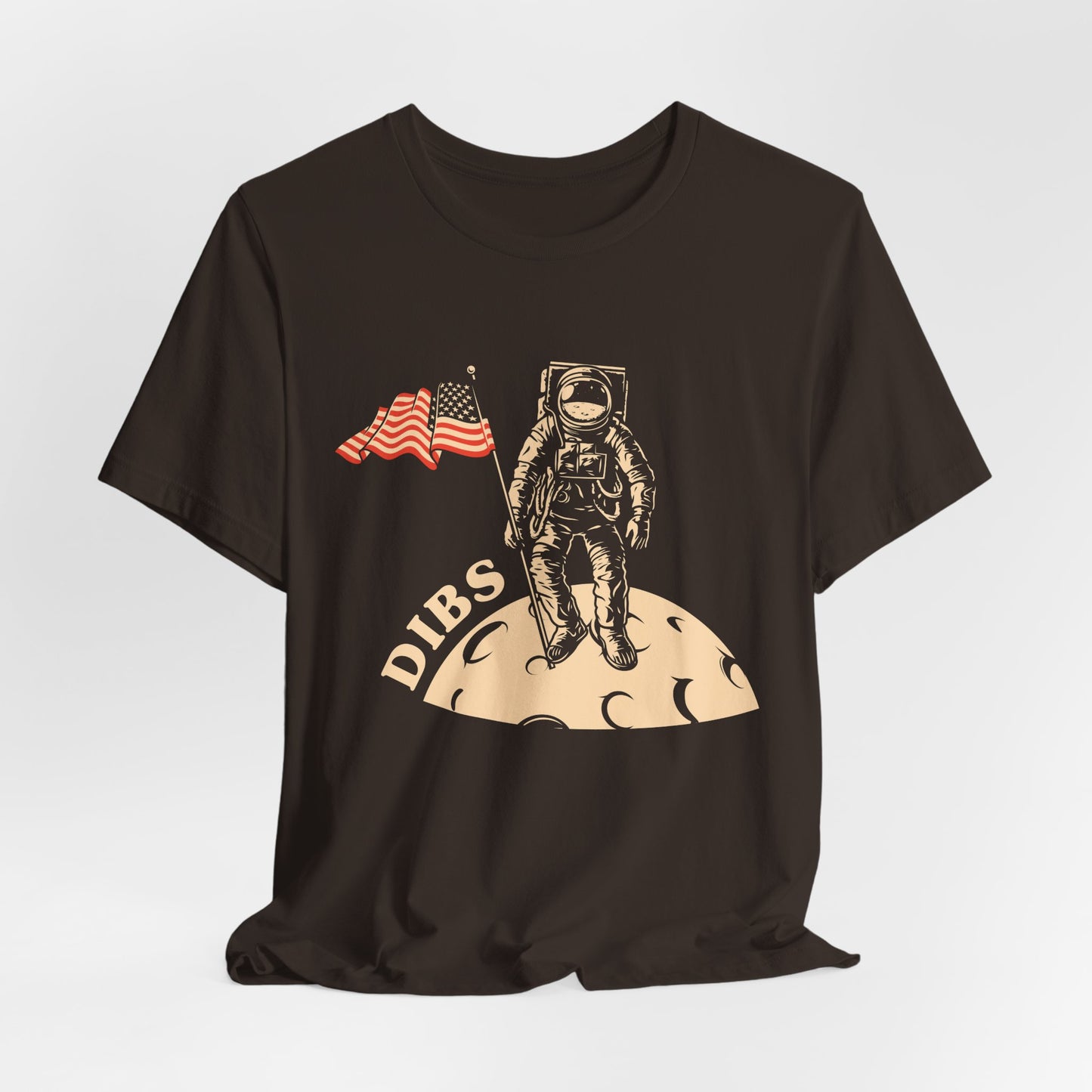 US, July 4th,  Astronaut Adventure Tee - DIBS on the Moon, Space Lover Shirt,  Unisex Astronaut Tee - 13737