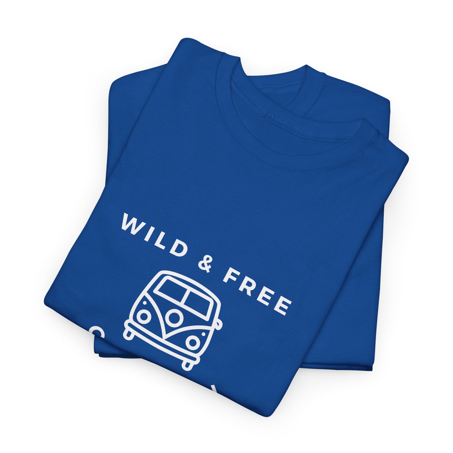 Wild & Free, Camp Van - Unisex Heavy Cotton Tee - 10567