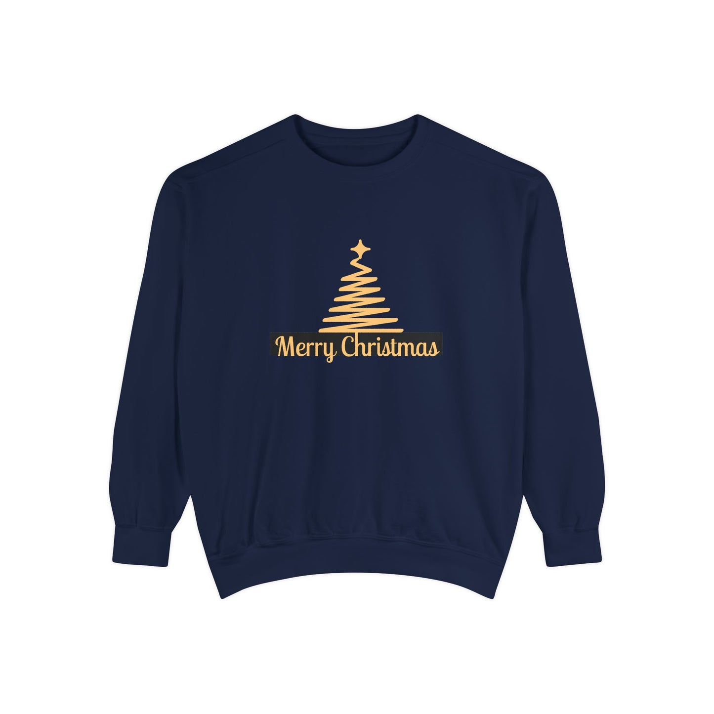 Merry Christmas - Unisex Garment-Dyed Sweatshirt - 10474