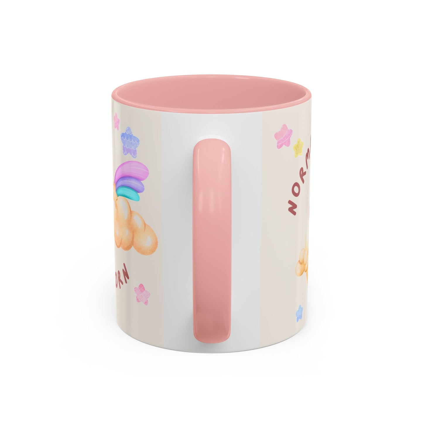 Normal is Boring, Be A Unicorn - Accent Coffee Mug (11, 15oz) - 11084