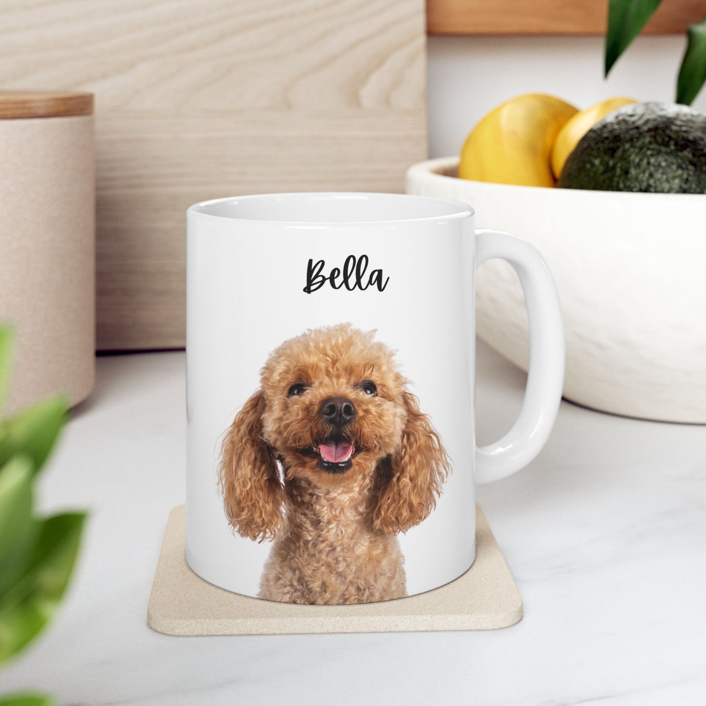 Personalised Ceramic Mug | Pet Lover Gift, Dog Coffee Cup - 14177