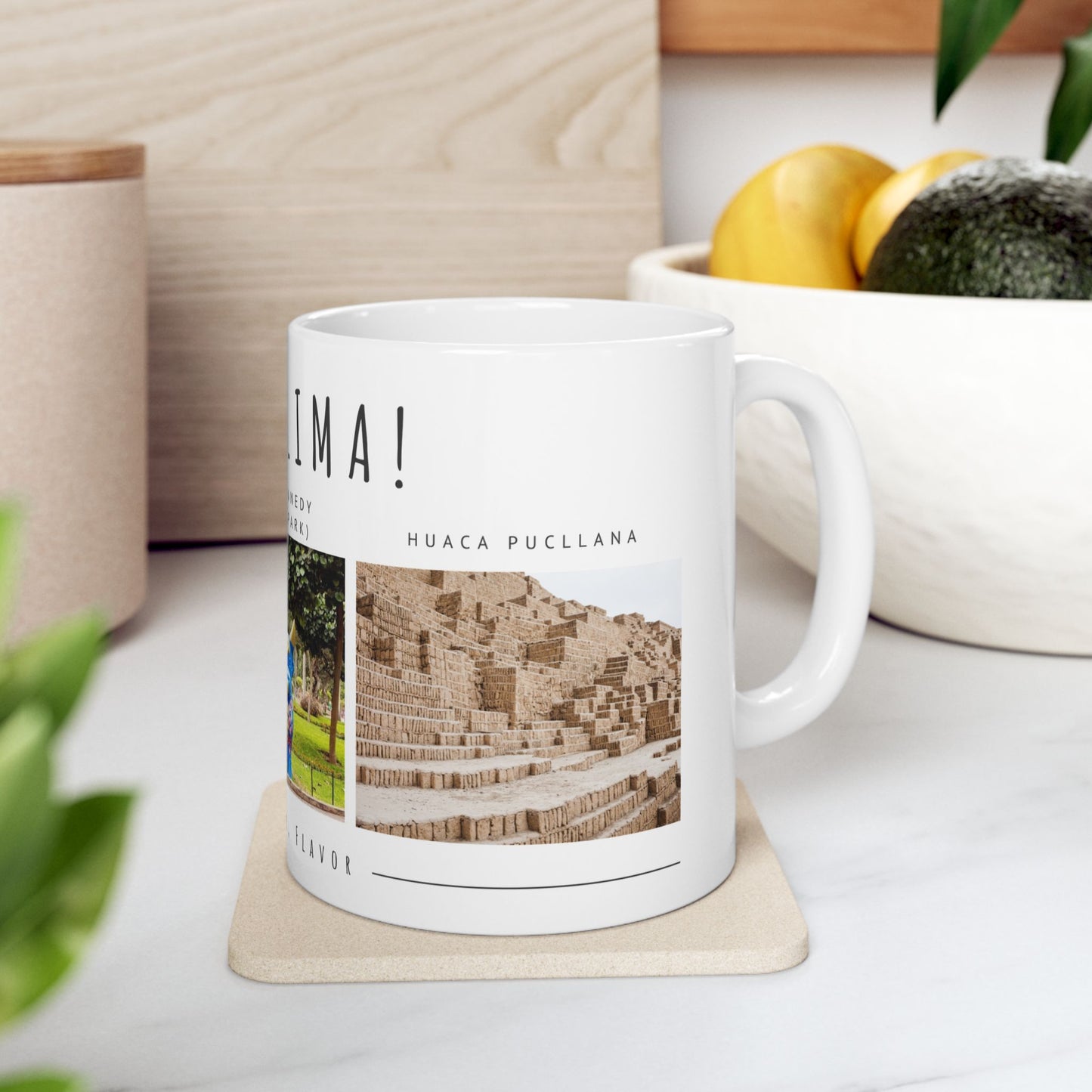 Hello Lima! Ceramic Mug - 11oz & 15oz | Travel Gift, Art & History Mug - 12028