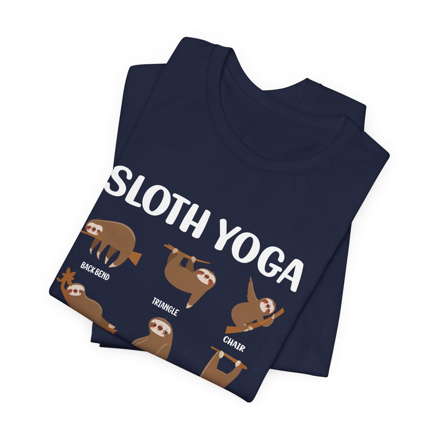 Sloth Yoga - Unisex Jersey Short Sleeve Tee - 12534