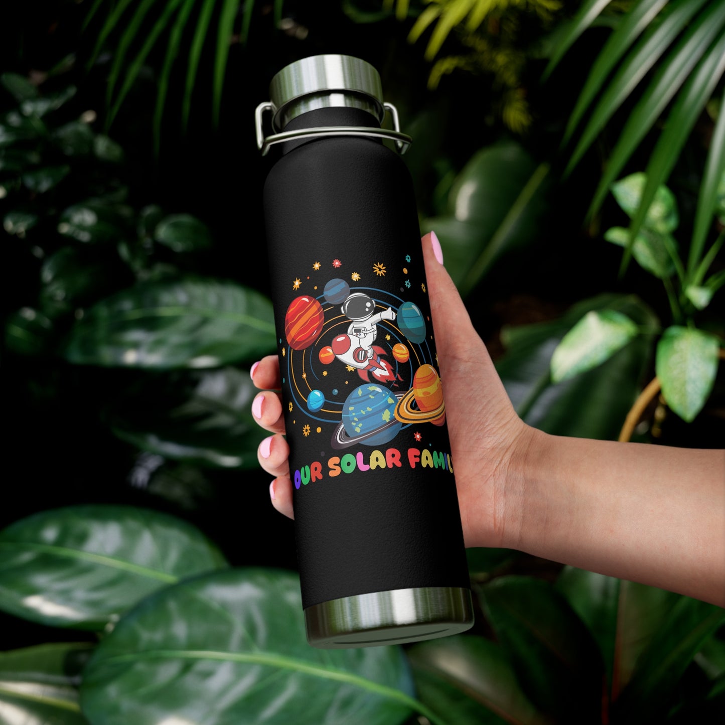 Our Solar Family! - Copper Vacuum Insulated Bottle, 22oz