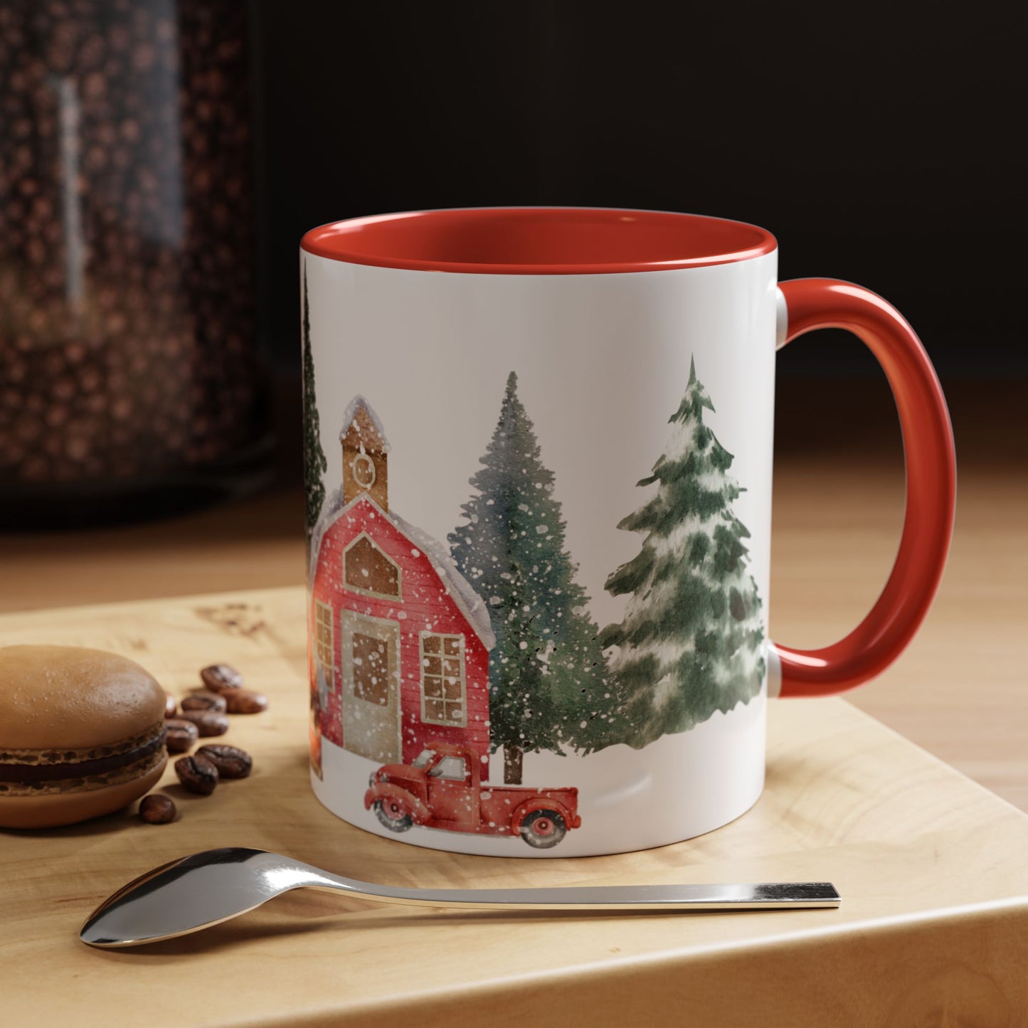 Winter House - Accent Coffee Mug (11, 15oz) - 10072