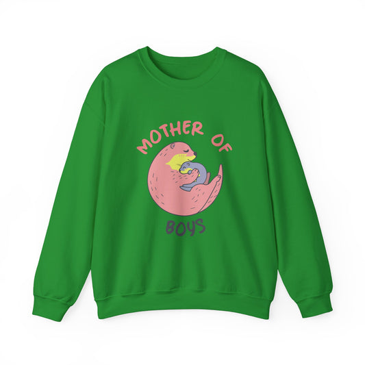 Mother of Boys - Unisex Heavy Blend™ Crewneck Sweatshirt - 11665